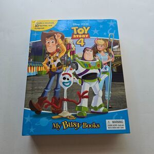 Toy Story 4 My Busy Books Pixar Storybook Playtime Reading Interactive Book